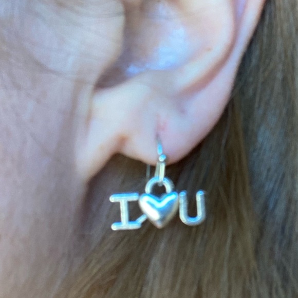 NEW!💙💎I💗U EARRINGS! I LOVE YOU!💎💙SO CUTE! FREE GIFT WRAP & FREE GIFTS TOO - Picture 7 of 9